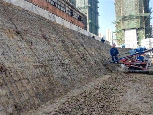 洋县建筑边坡支护